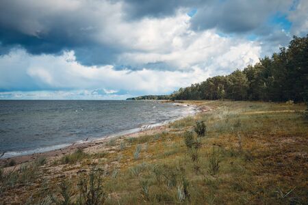 Baltic Sea and Coastline at Altja fishing village, Estoniaの写真素材