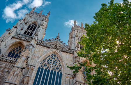 The landscape around York Minster, United Kingdom