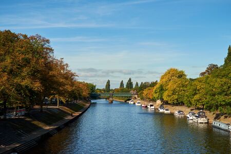 The landscape around city of York, United Kingdomの写真素材