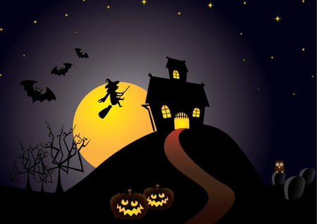 Helloween classic background -  illustrationのイラスト素材