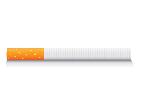  cigarette - detailed realistic illustrationのイラスト素材