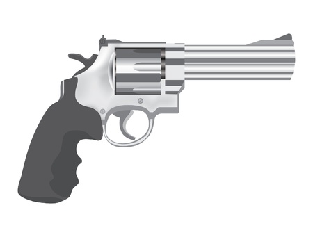 classic gun  - realistic illustrationのイラスト素材