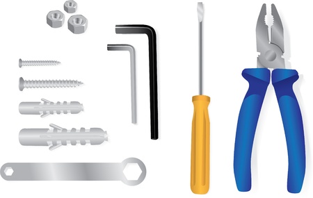 household tools のイラスト素材