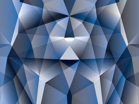 polygon abstract background - illustration