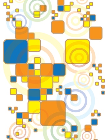 abstract rectangles background - illustrationのイラスト素材