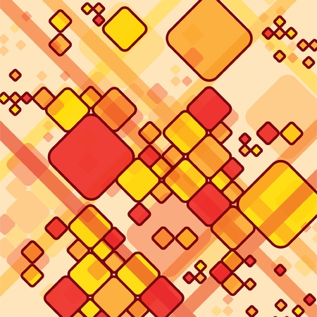abstract rectangles background - illustrationのイラスト素材