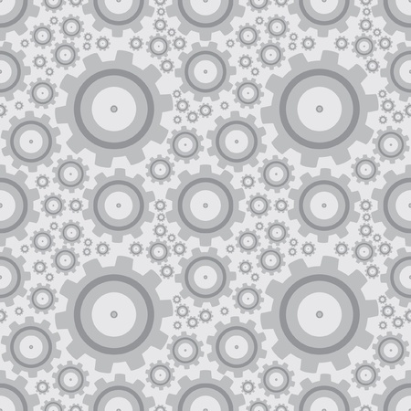 Set of gears, seamless pattern illustrationのイラスト素材