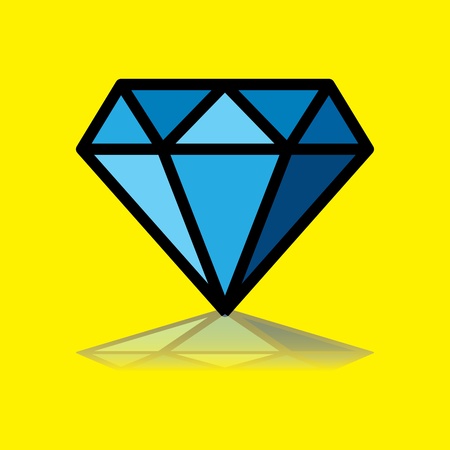 diamond symbol, design icon, concept identity - illustrationのイラスト素材