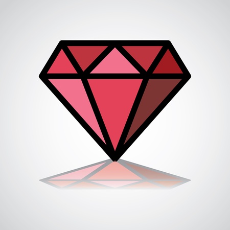 diamond symbol, design icon, concept identity - illustrationのイラスト素材