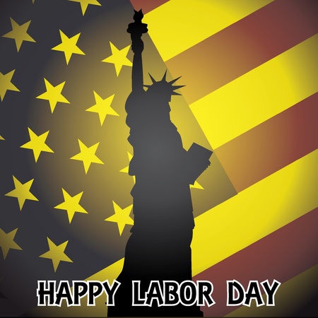 happy labor day - illustrationのイラスト素材