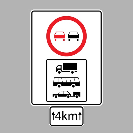 set of road signs - isolated illustrationのイラスト素材