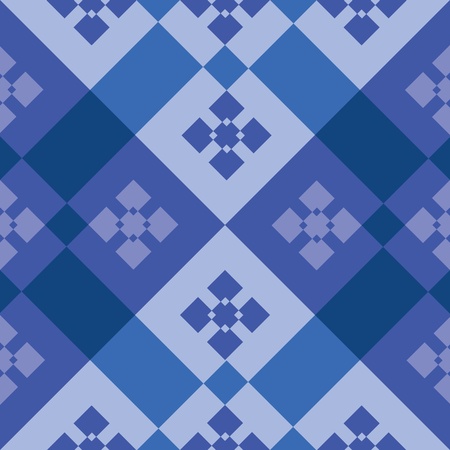 abstract tiles floorboard seamless pattern - illustrationのイラスト素材