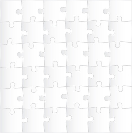 blank puzzle template background - illustrationのイラスト素材