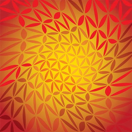 Abstract background created from color leafs, illustrationのイラスト素材
