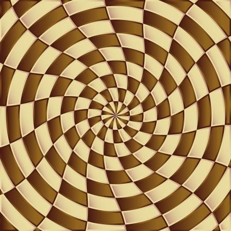 Abstract radial background, sliced circles - illustrationのイラスト素材