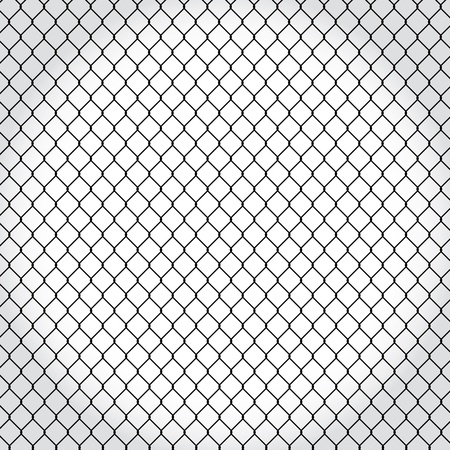 wired fence - illustartionのイラスト素材