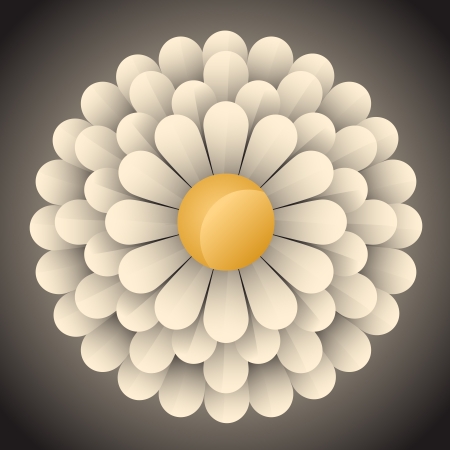 abstract blossom flower illustrationのイラスト素材
