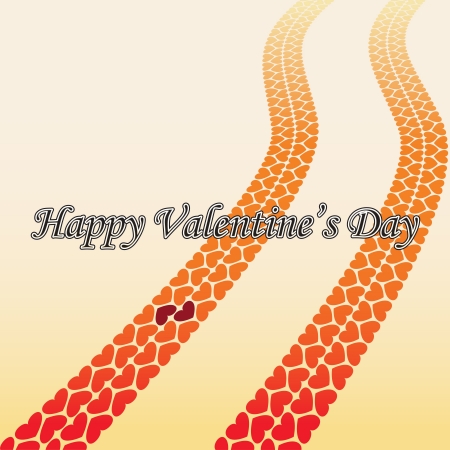 Valentine s cardのイラスト素材