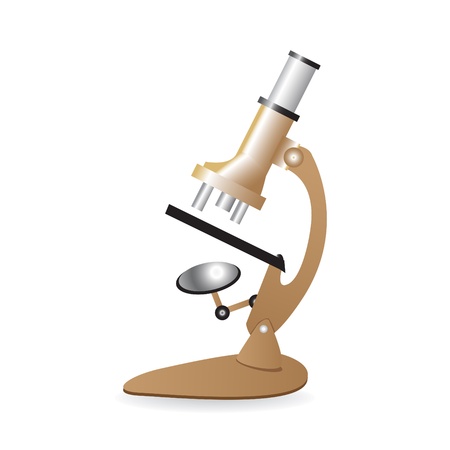 Microscope device, isolated illustrationのイラスト素材