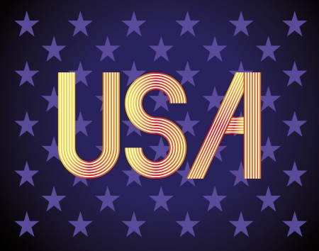 "USA" as a symbol of Americaのイラスト素材