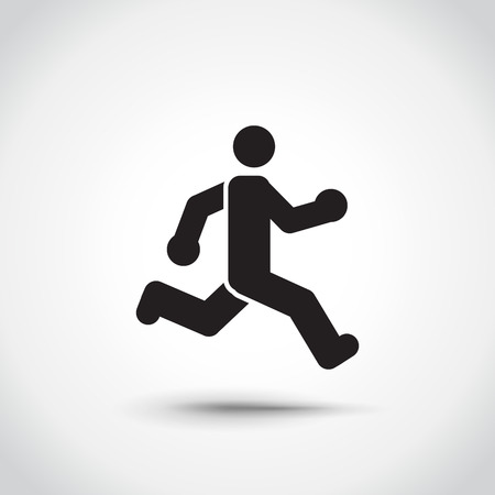 Running man logotype. Iconのイラスト素材