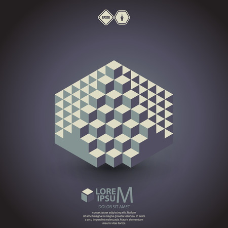 Pyramid icon. のイラスト素材
