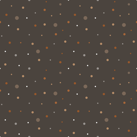Falling snow seamless pattern, dark background templateのイラスト素材