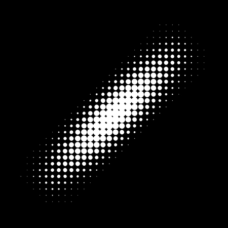 Black halftone pattern. Vector illustrationのイラスト素材