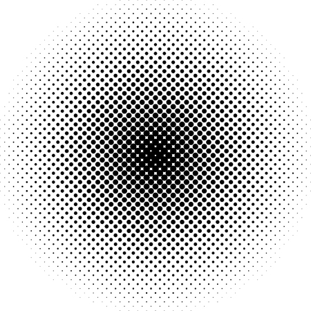 Black halftone pattern. Vector illustrationのイラスト素材
