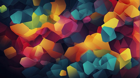 abstract colorful geometric background. polygonal style. vector illustrationの素材