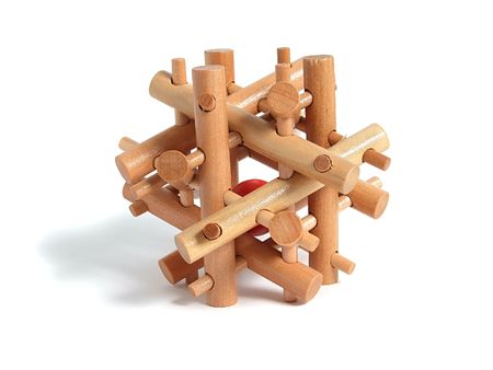Wooden puzzleの写真素材
