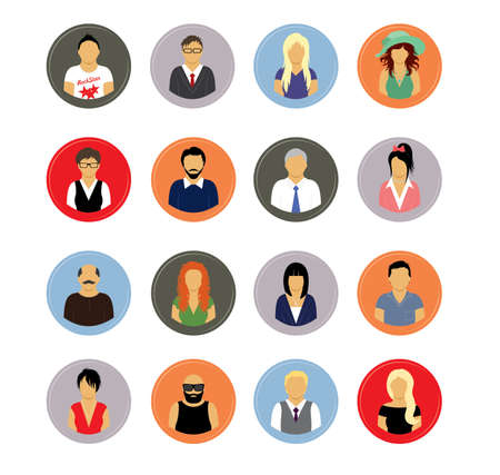 People Avatarsの写真素材