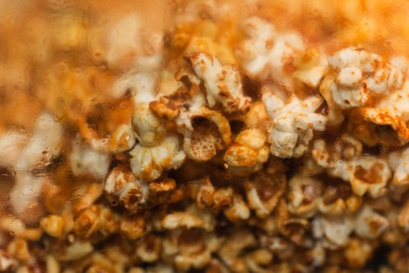 Unhealthy eating movie sweet popcorn snack foodの写真素材