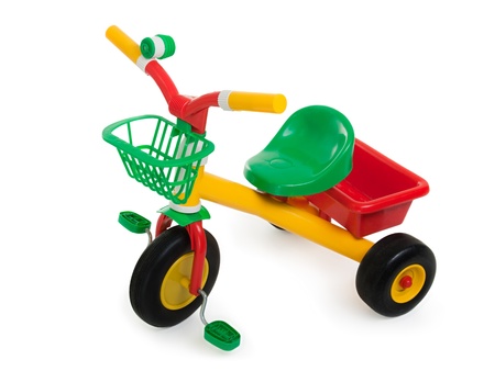 Tricycle - child pedal wheel cycling bicycle toyの写真素材