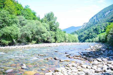 hidden corners of the Italian mountainsの写真素材