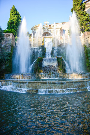 hidden treasures of Italy Ovato fountain and waterfallの写真素材