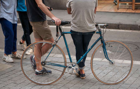 people on bikes