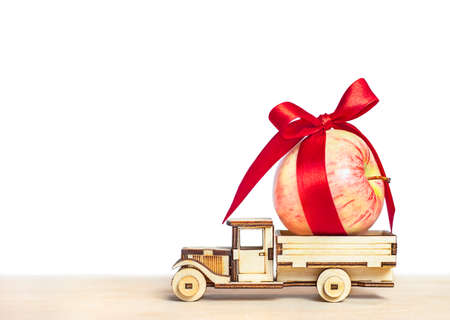 basket with vegetables close-up outdoors in sunlightの写真素材