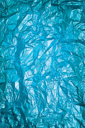 abstract blue crumpled paper background