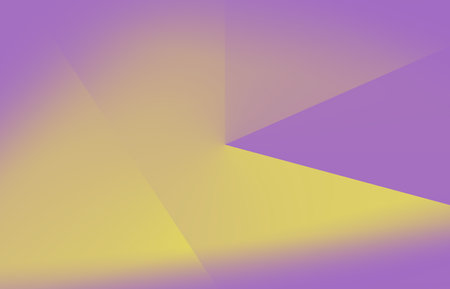 abstract purple and yellow background with smooth lines and gradient.の写真素材