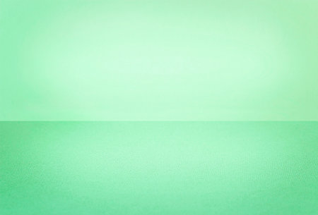 Green background with copy space for text or product display. paper textureの写真素材