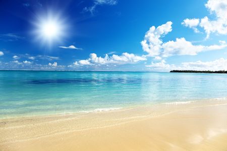 sand of beach caribbean seaの写真素材