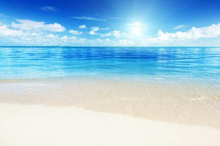 sand of beach caribbean seaの写真素材