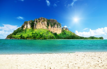 Poda island in Krabi Thailandの写真素材