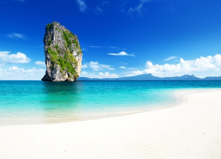 Poda island in Krabi Thailandの写真素材