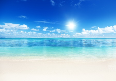 sand of beach caribbean seaの写真素材