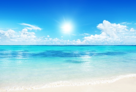 sand of beach caribbean seaの写真素材