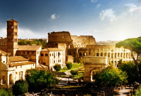 Colosseum in Rome, Italyの写真素材