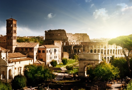 Colosseum in Rome, Italyの写真素材