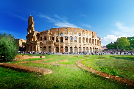 Colosseum in Rome, Italyの写真素材